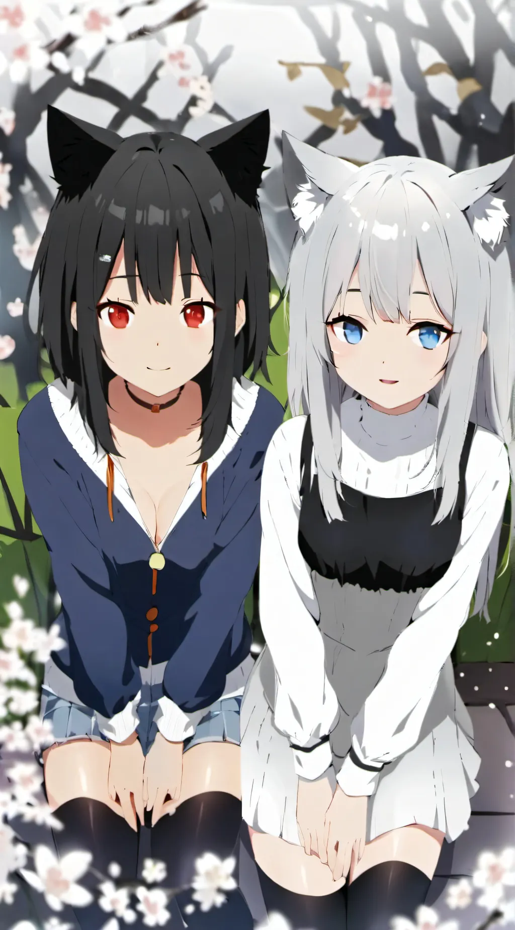 ai character: Smokey and Luna background