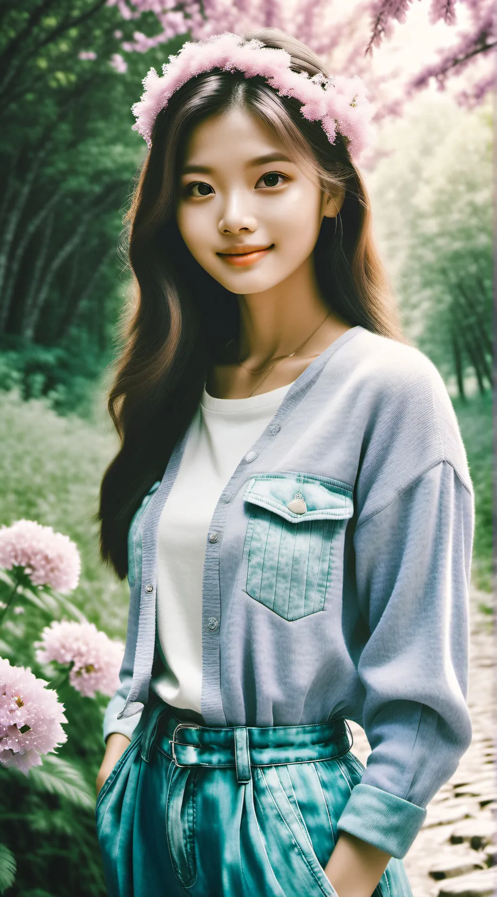 ai character: Lily  background