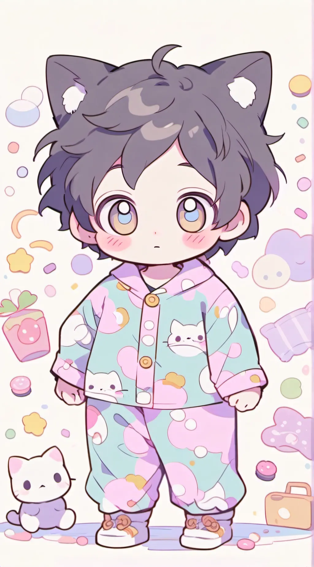 ai character: Sanegiyuu kid  background