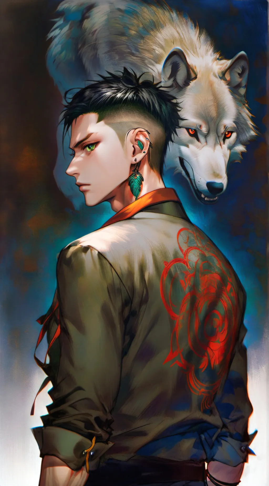 ai character: Mikhail Volkov background