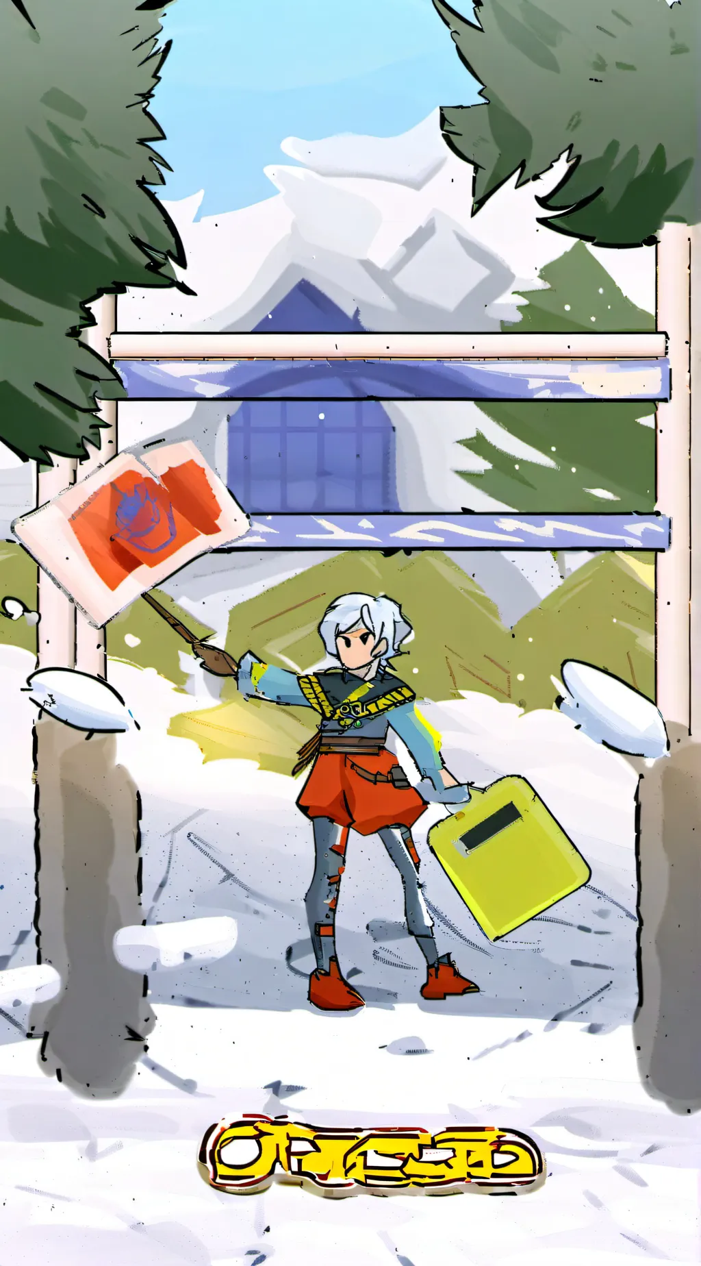 ai character: gacha  background