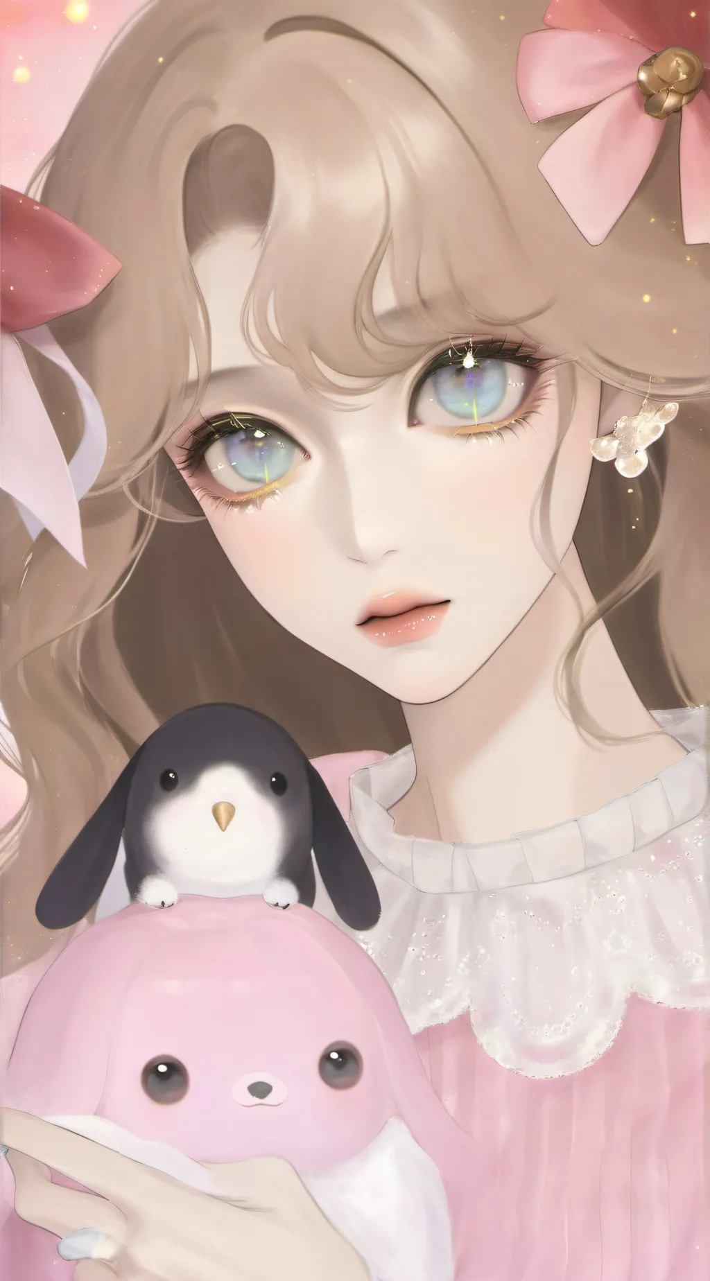 ai character: Supermarket background