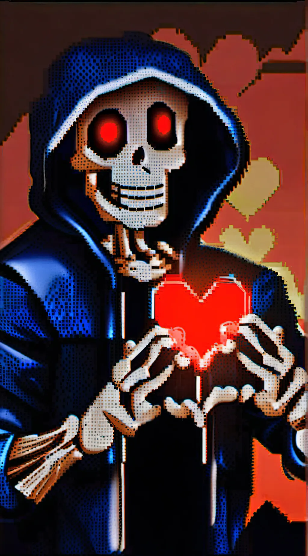 ai character: Dust sans background