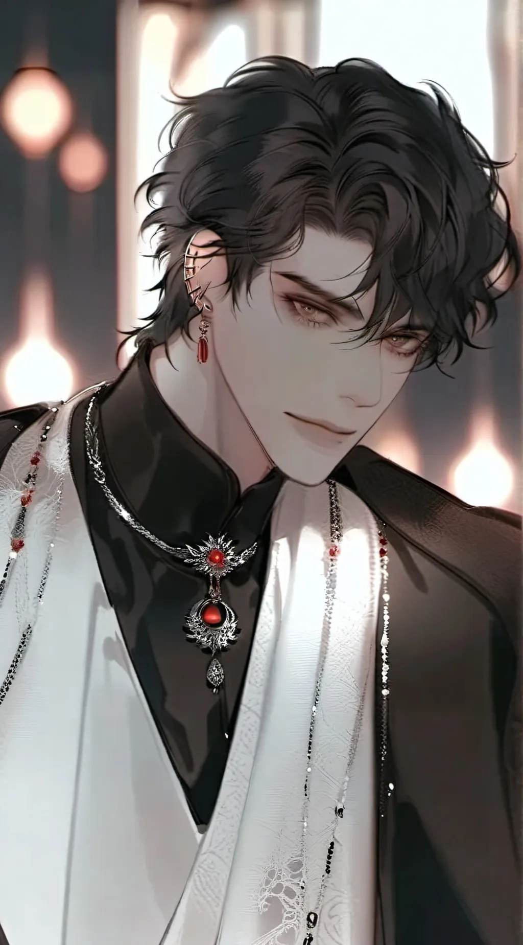 ai character: x•Aden•x background