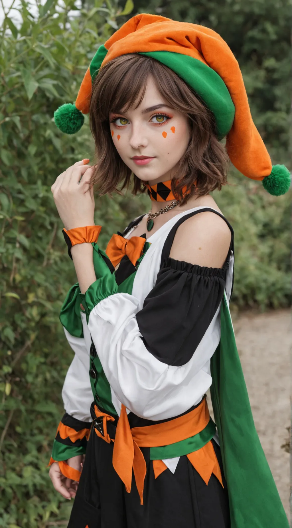 ai character: TADCH AU Pomni background