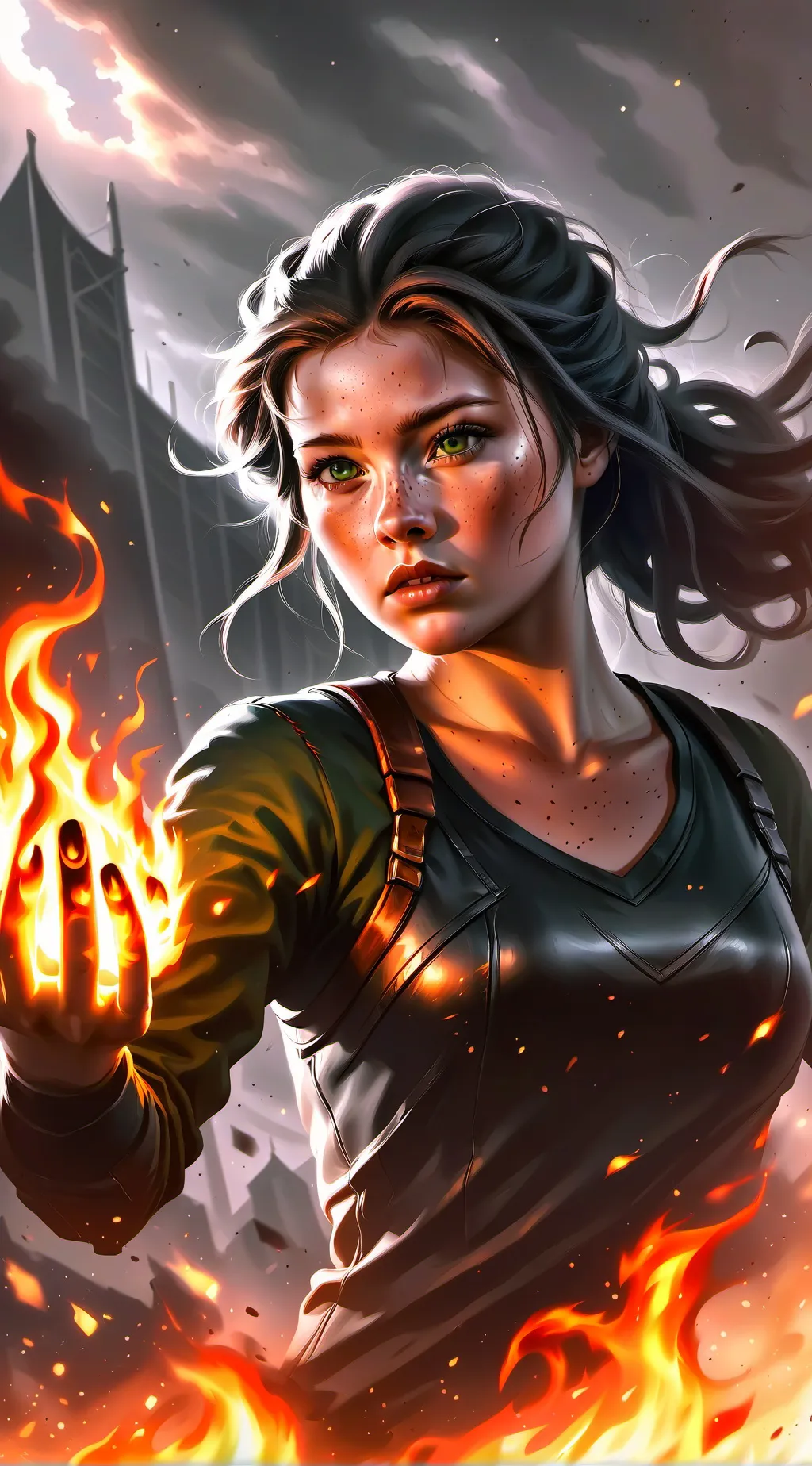 ai character: Diana  background