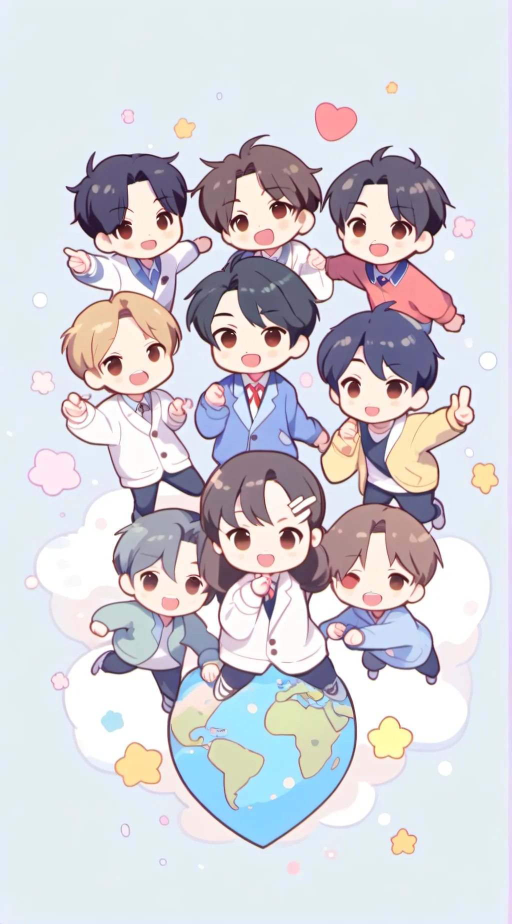 ai character: Enhypen #drama background