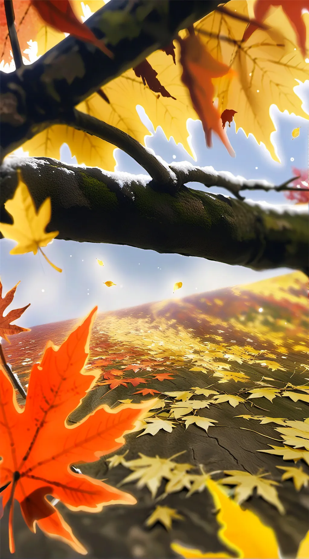 ai character: Leafy BFDI! background