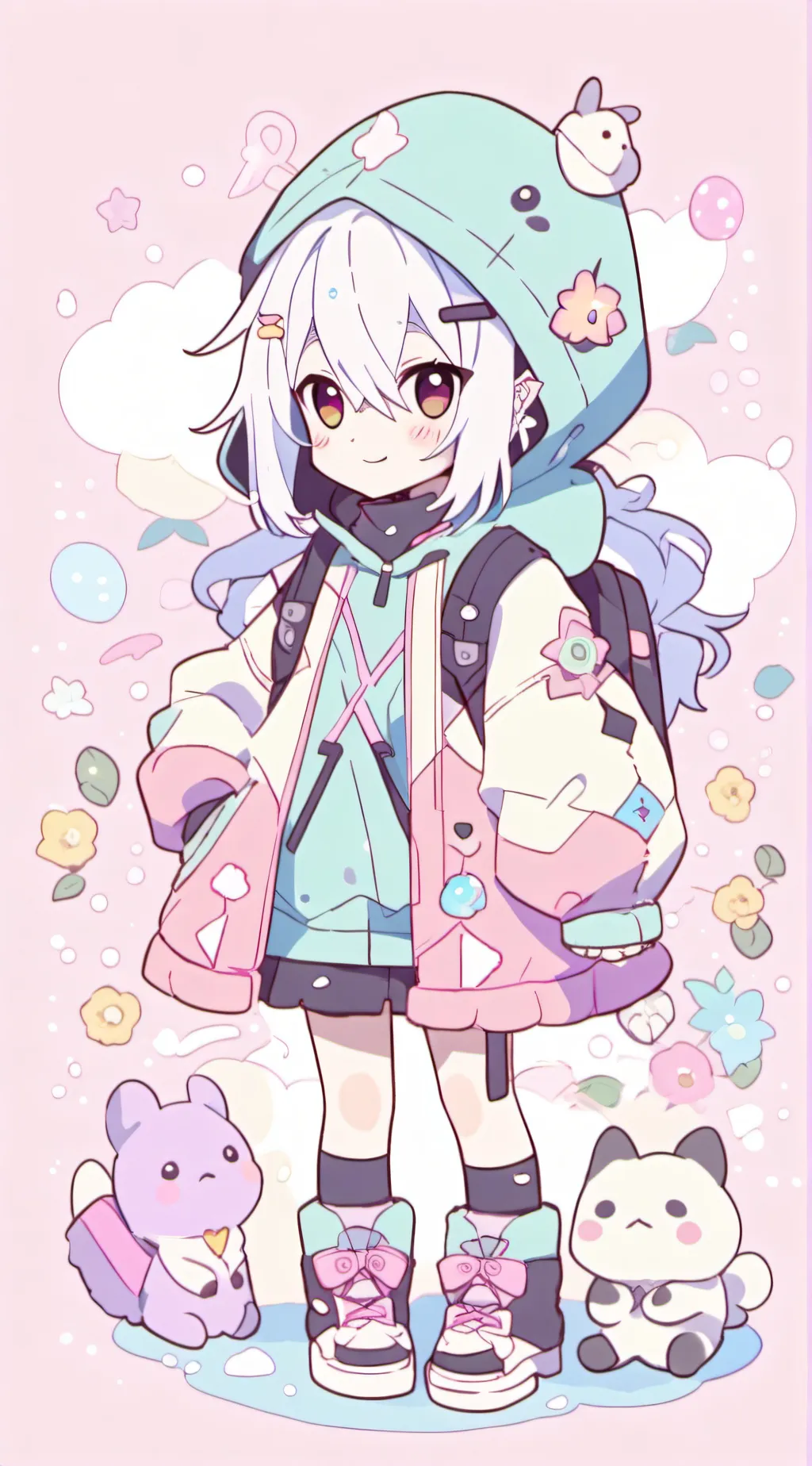 ai character: Bf and bsf!🫶🏻 background