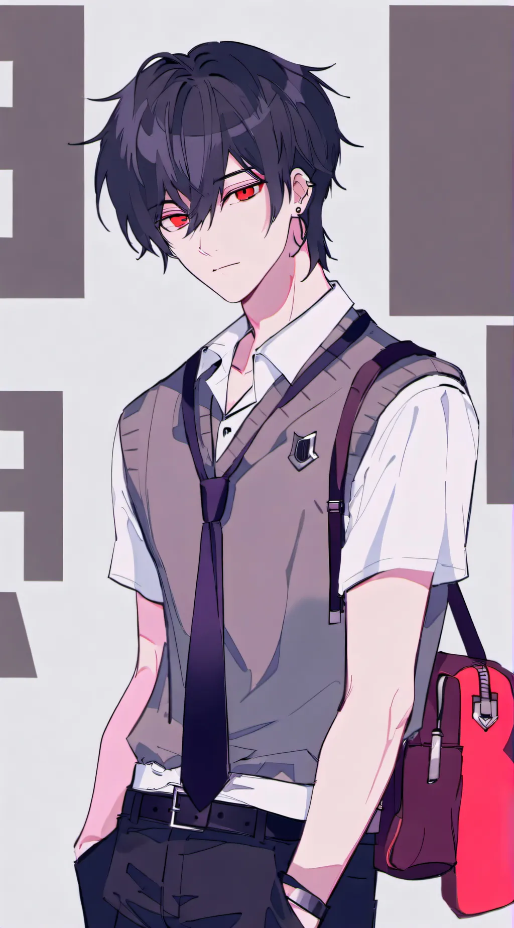 ai character: Axel  background