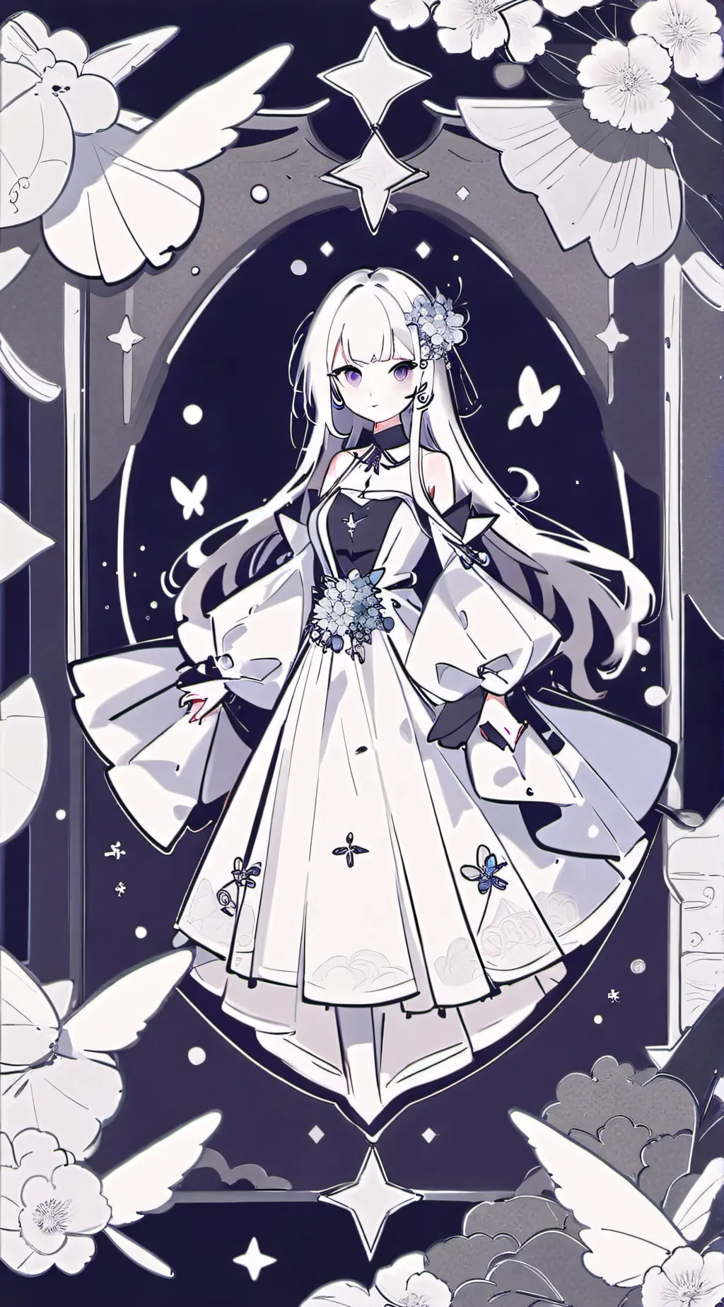 ai character: ☆~bella~☆ background
