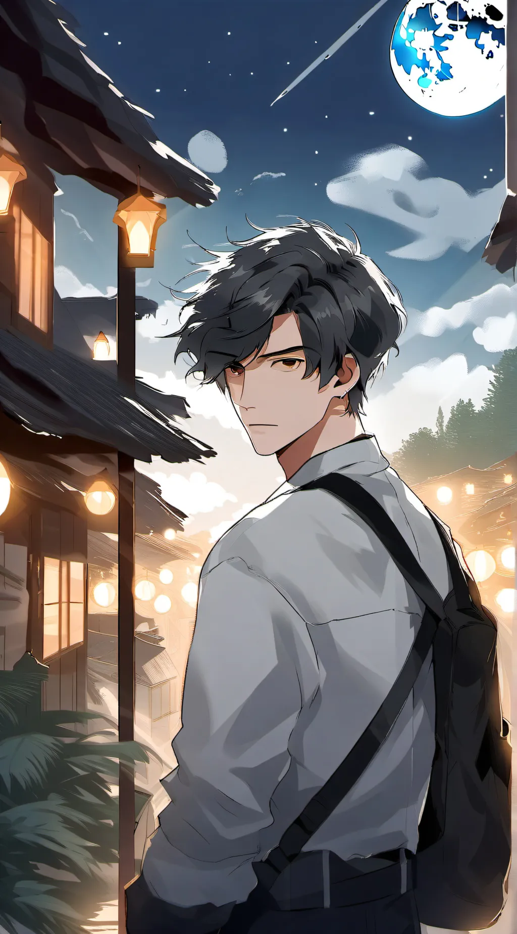 ai character: Haruto kinaco  background