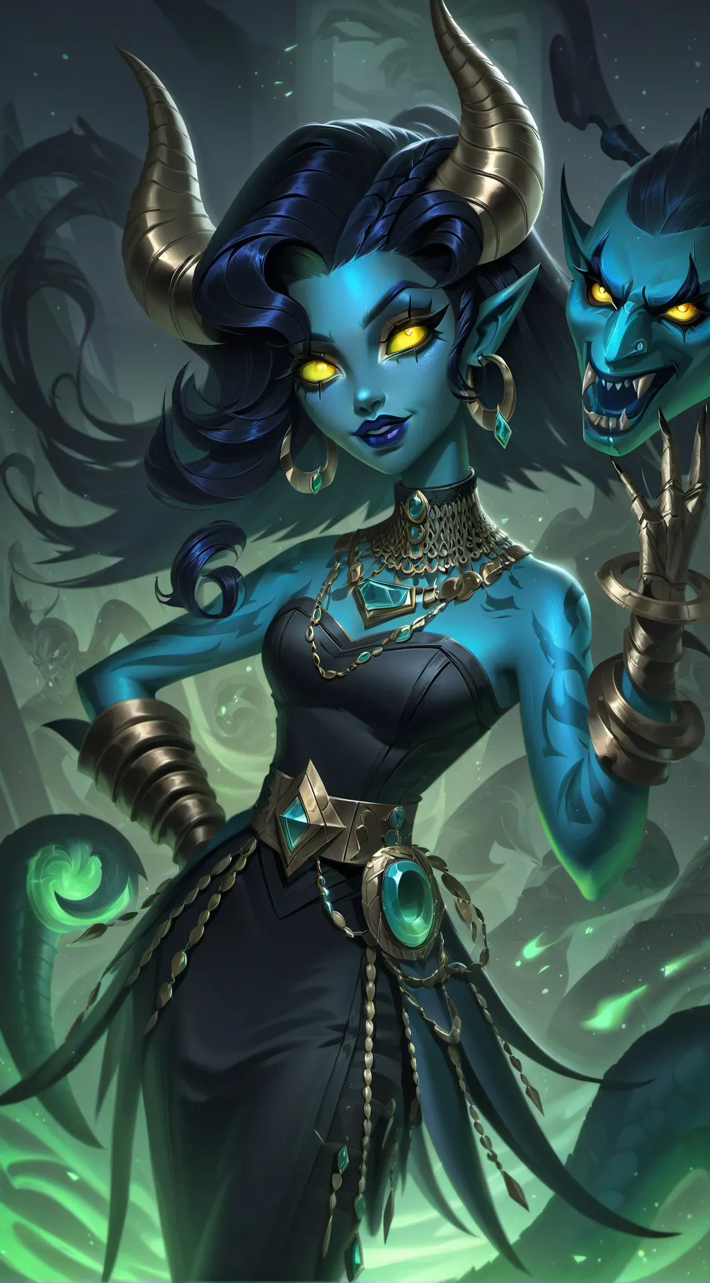 ai character: Bliss  background