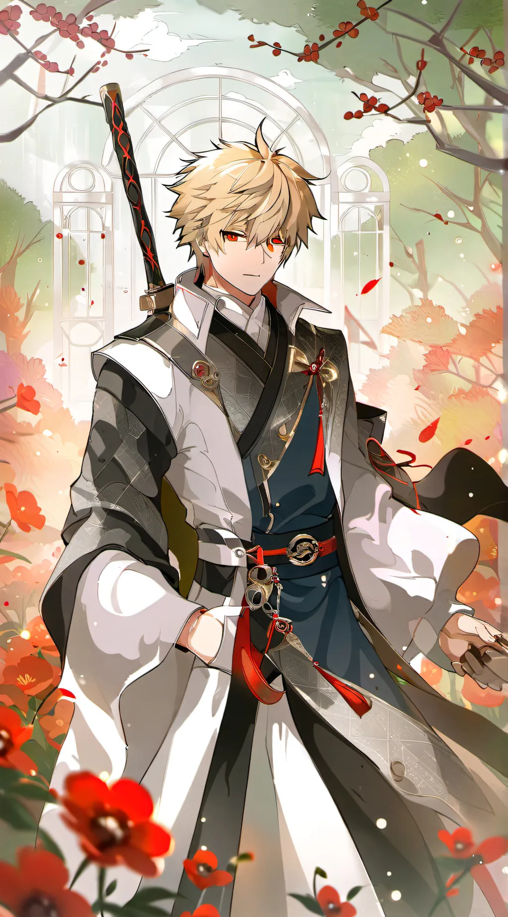 ai character: bakugo  background
