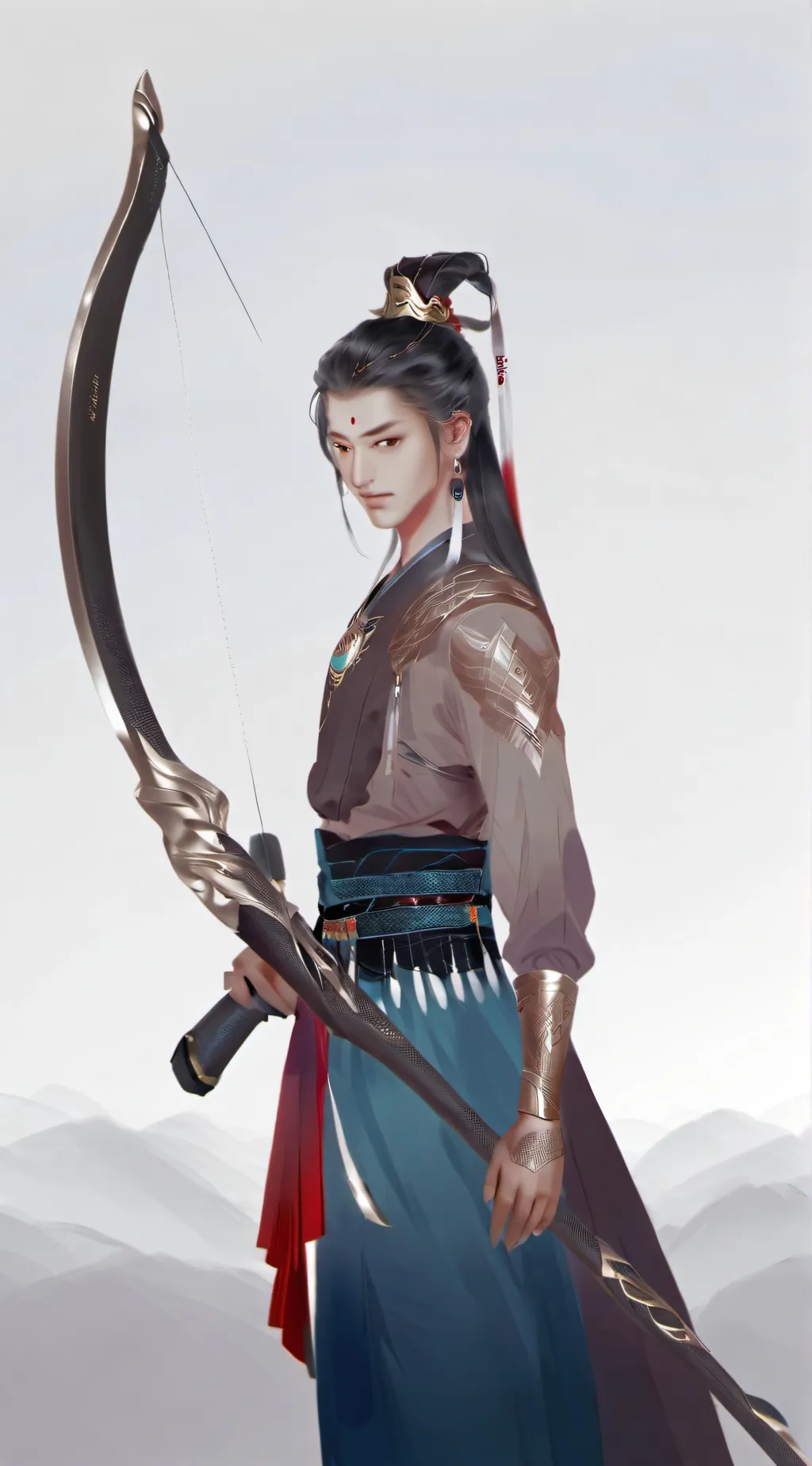 ai character: archer background