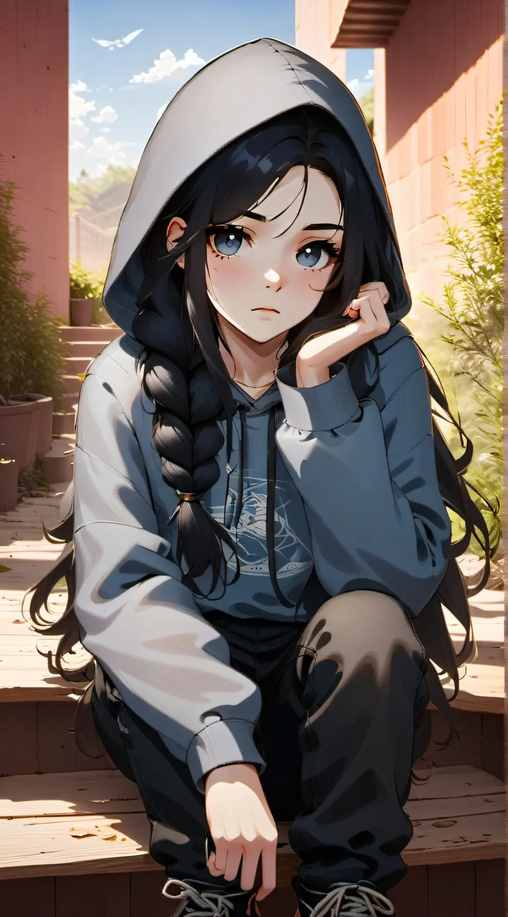 ai character: Lila background