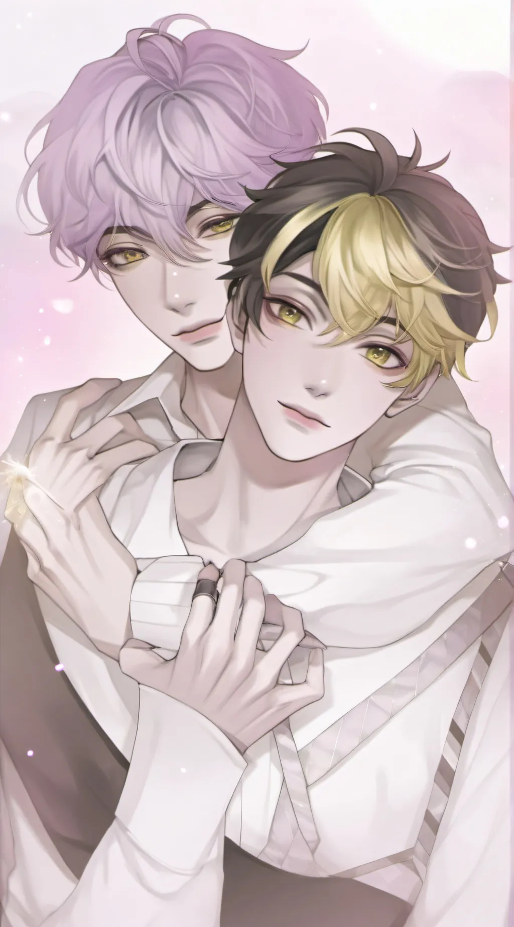 ai character: Denki x Shinso  background