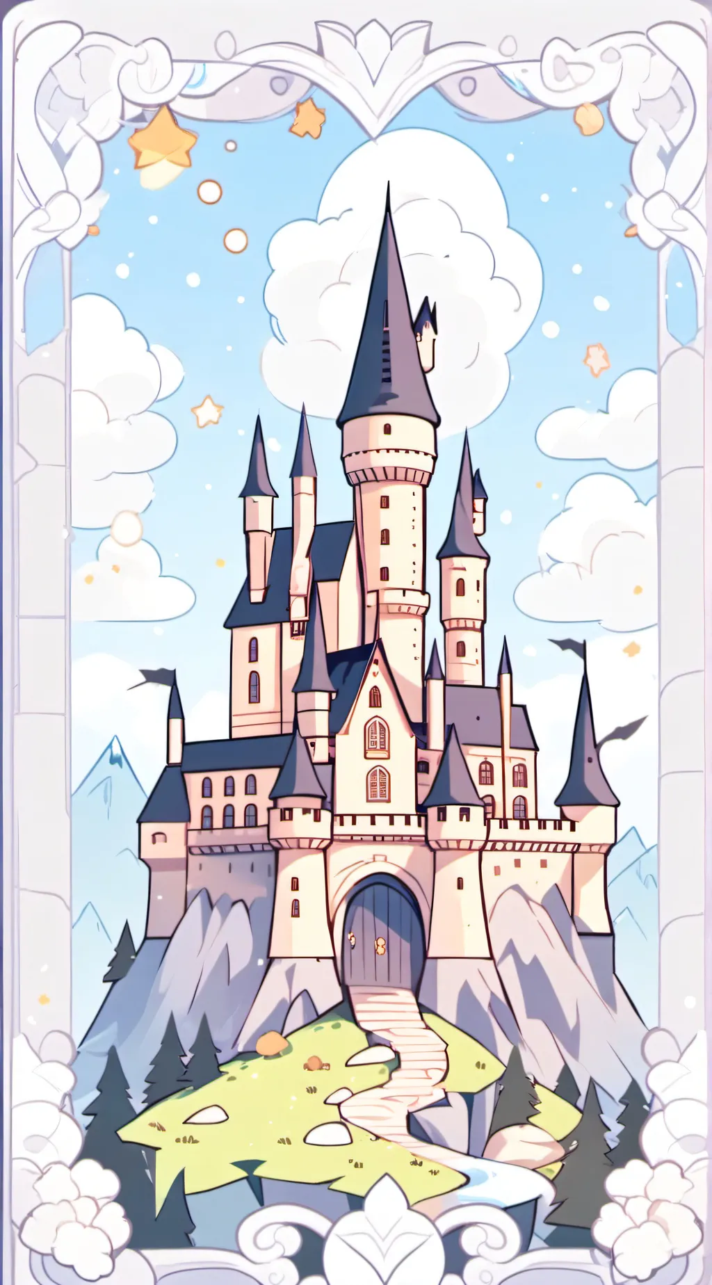 ai character: Hogwarts sides background