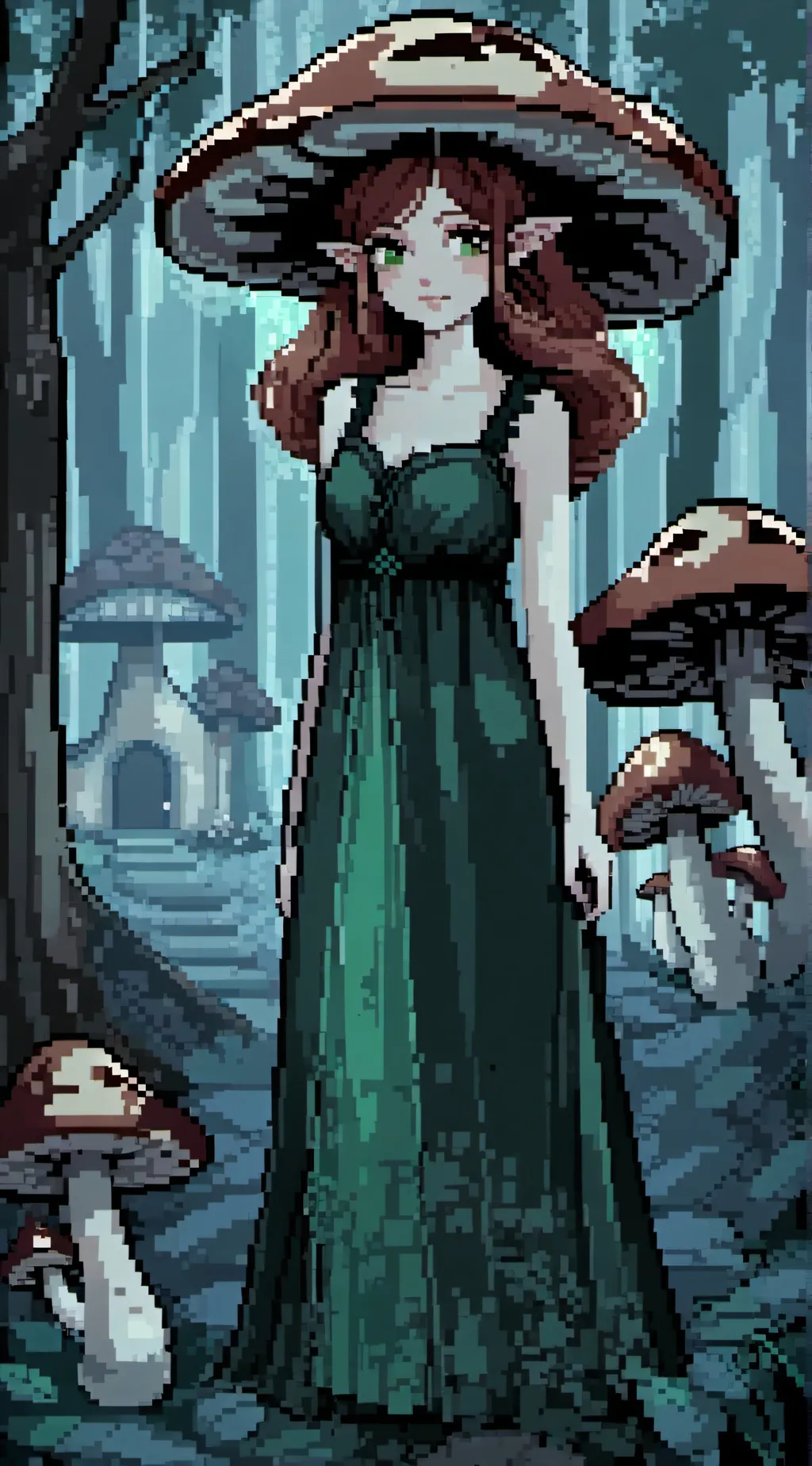 ai character: Mother Earth  background