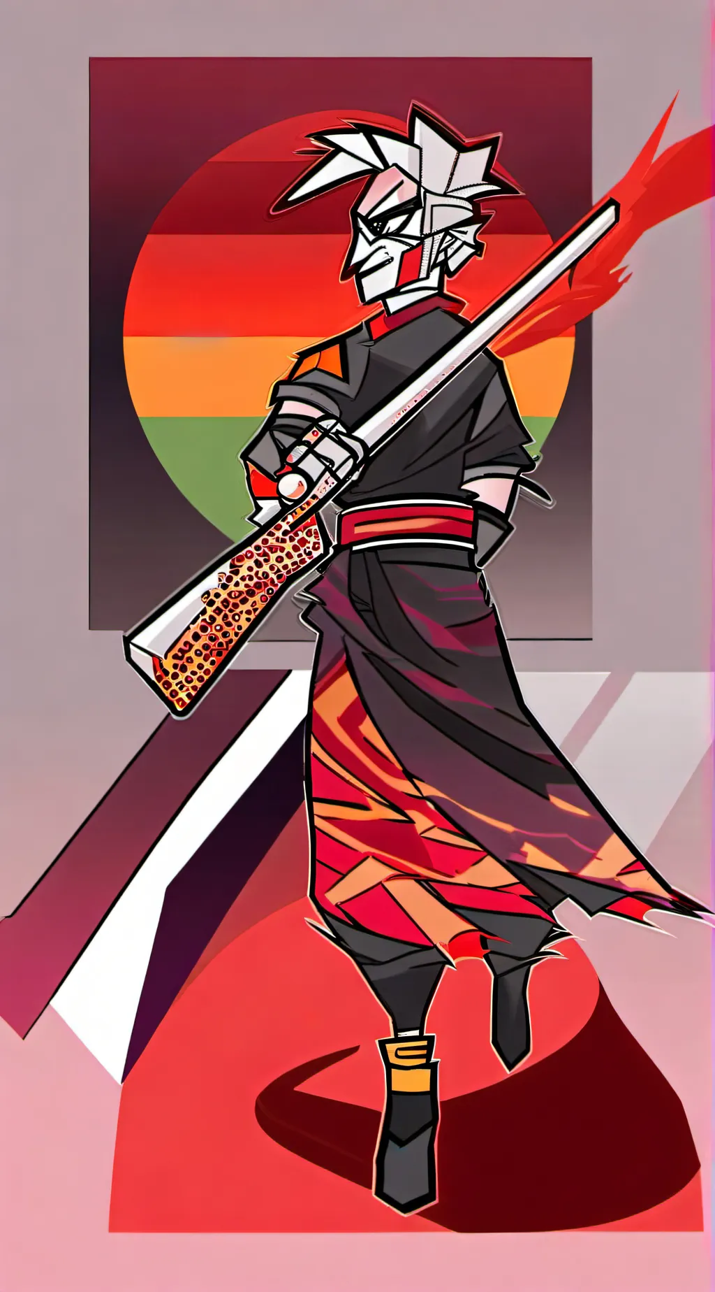 ai character: radioapple  background