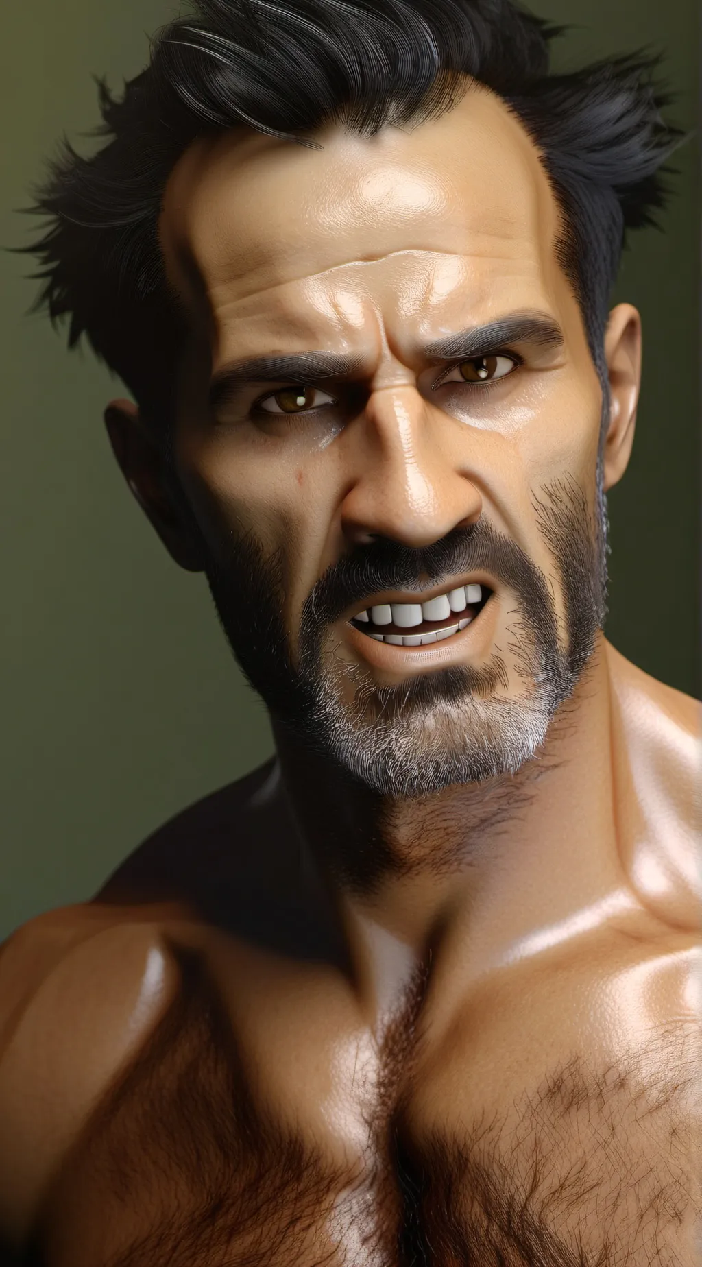 ai character: Mad guy background