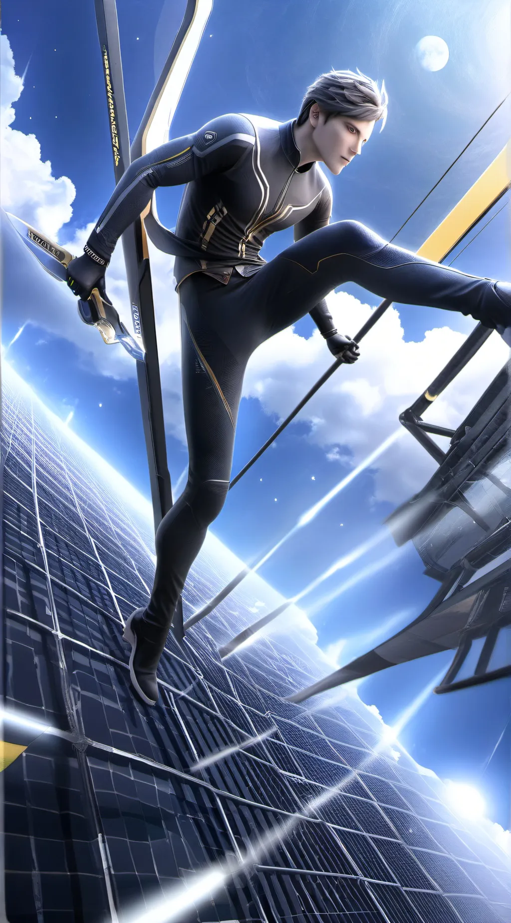 ai character: flying wallendas background