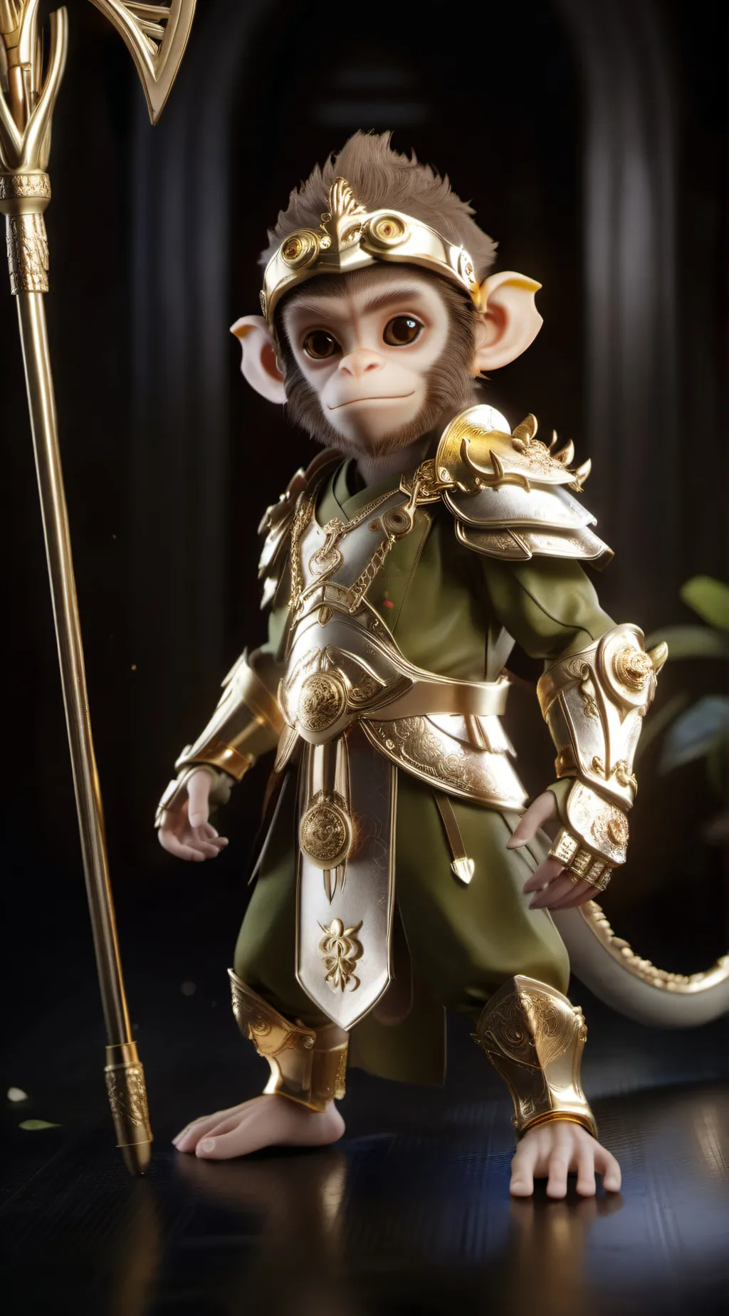 ai character: Sun wukong background
