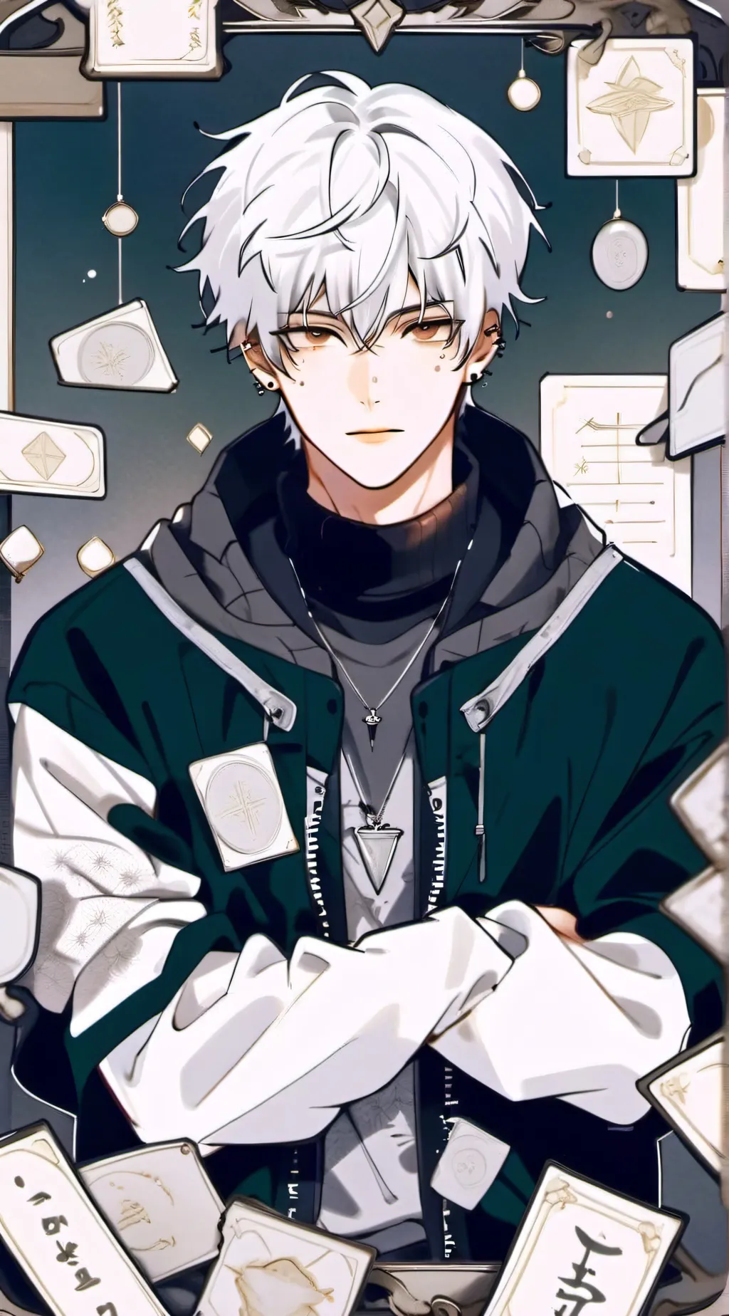 ai character: =/×-Vinn-×\= background