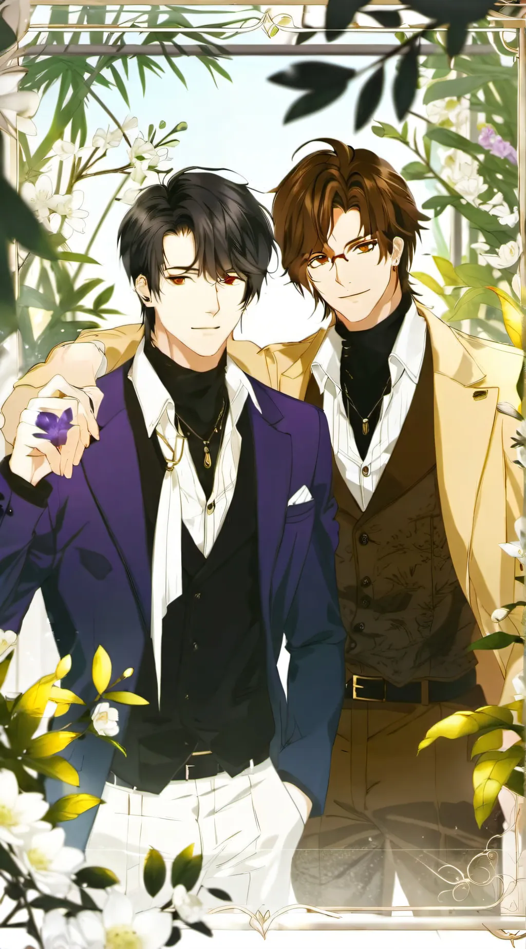 ai character: Micheal and noah background