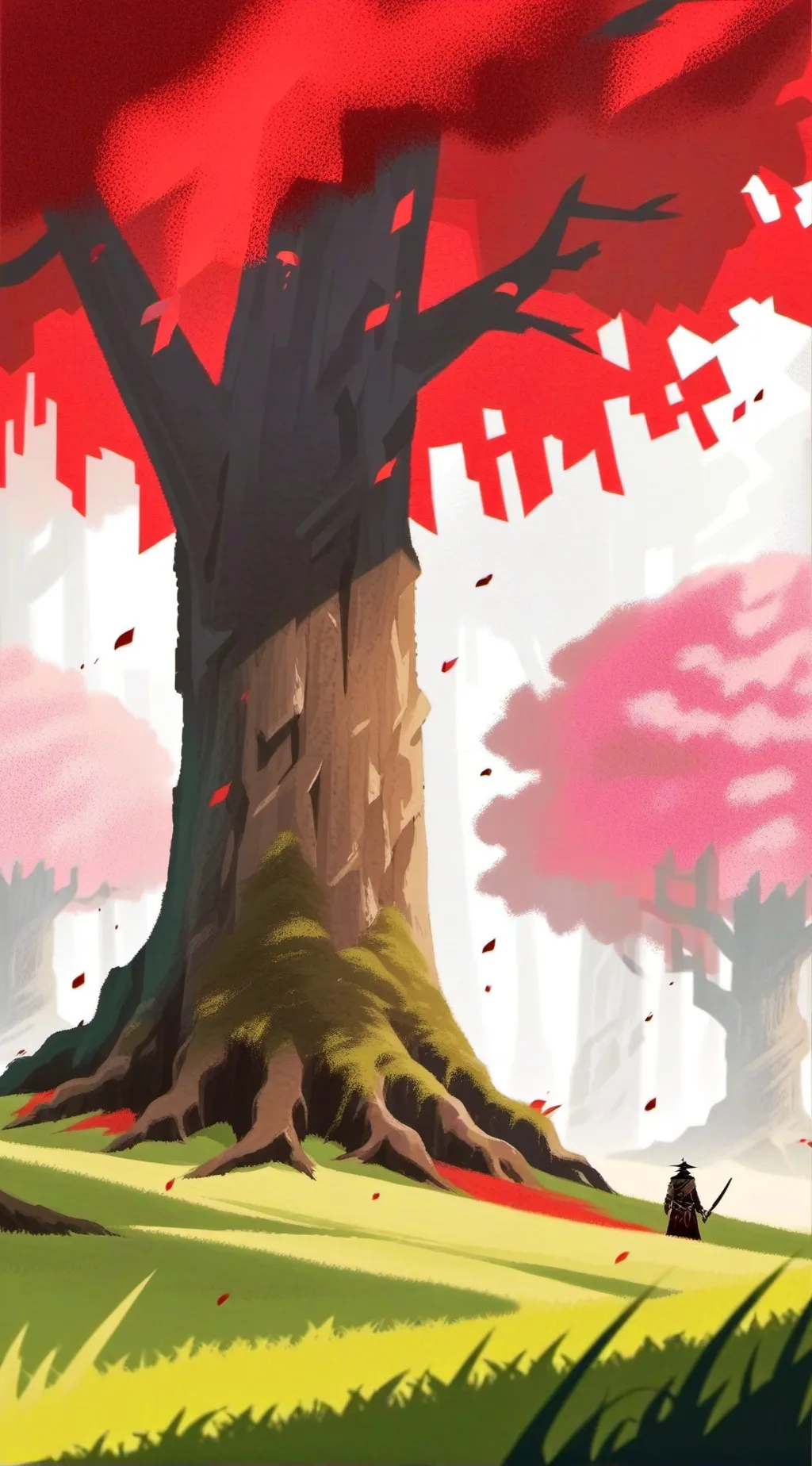 ai character: Tv man background