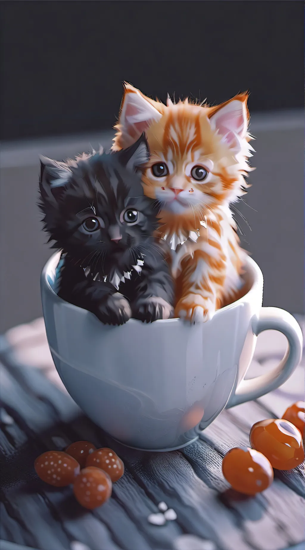 ai character: Huffy and puffy background