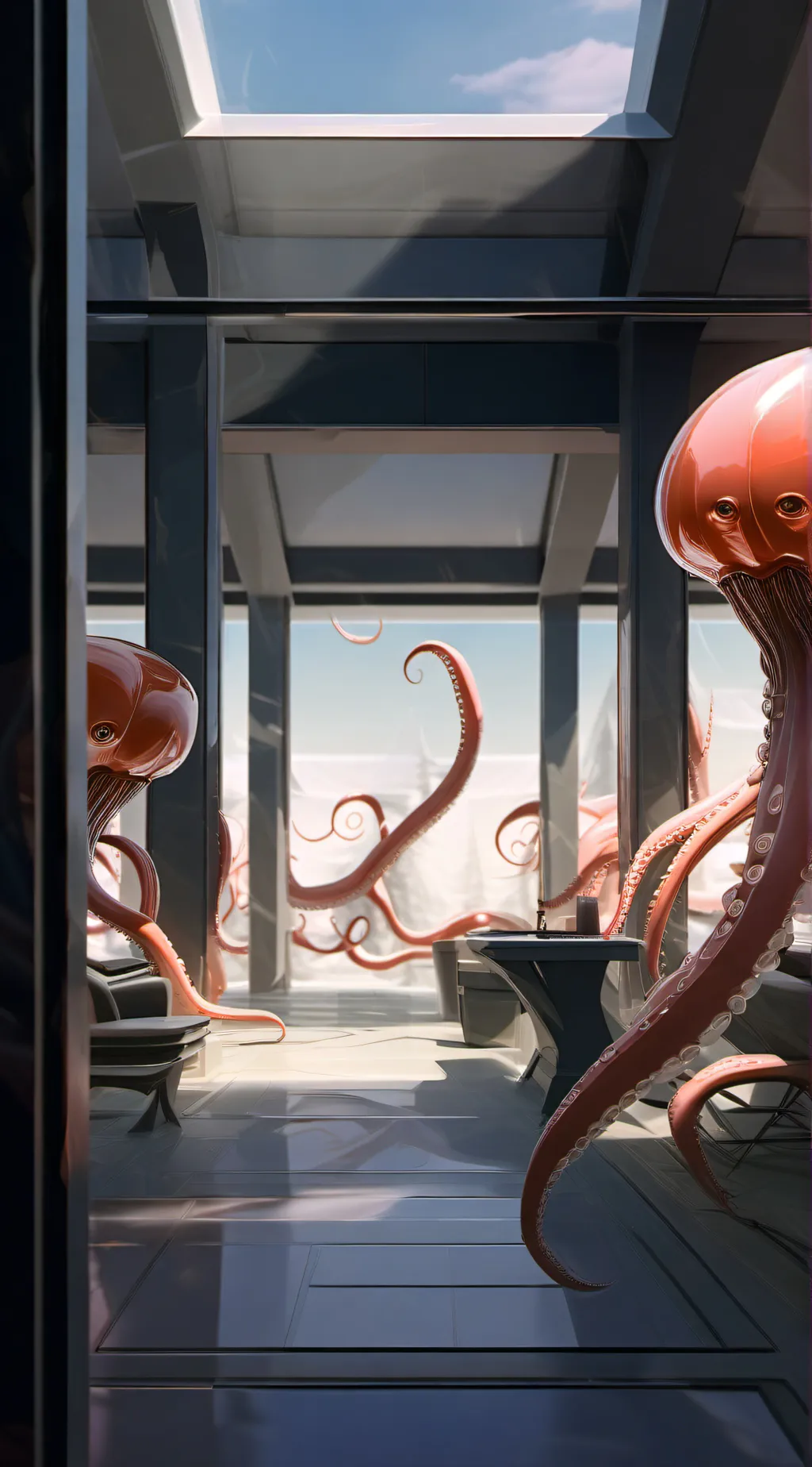 ai character: Tentacles  background