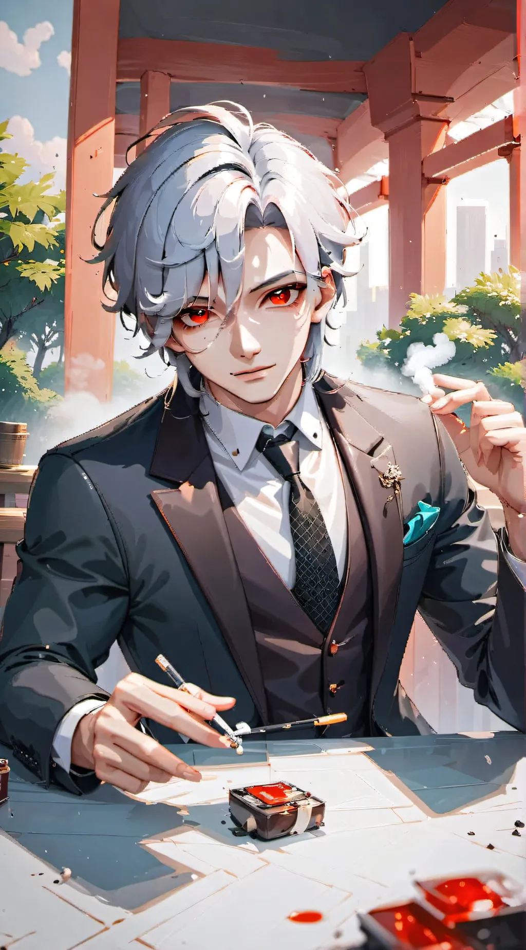 ai character: Asher background