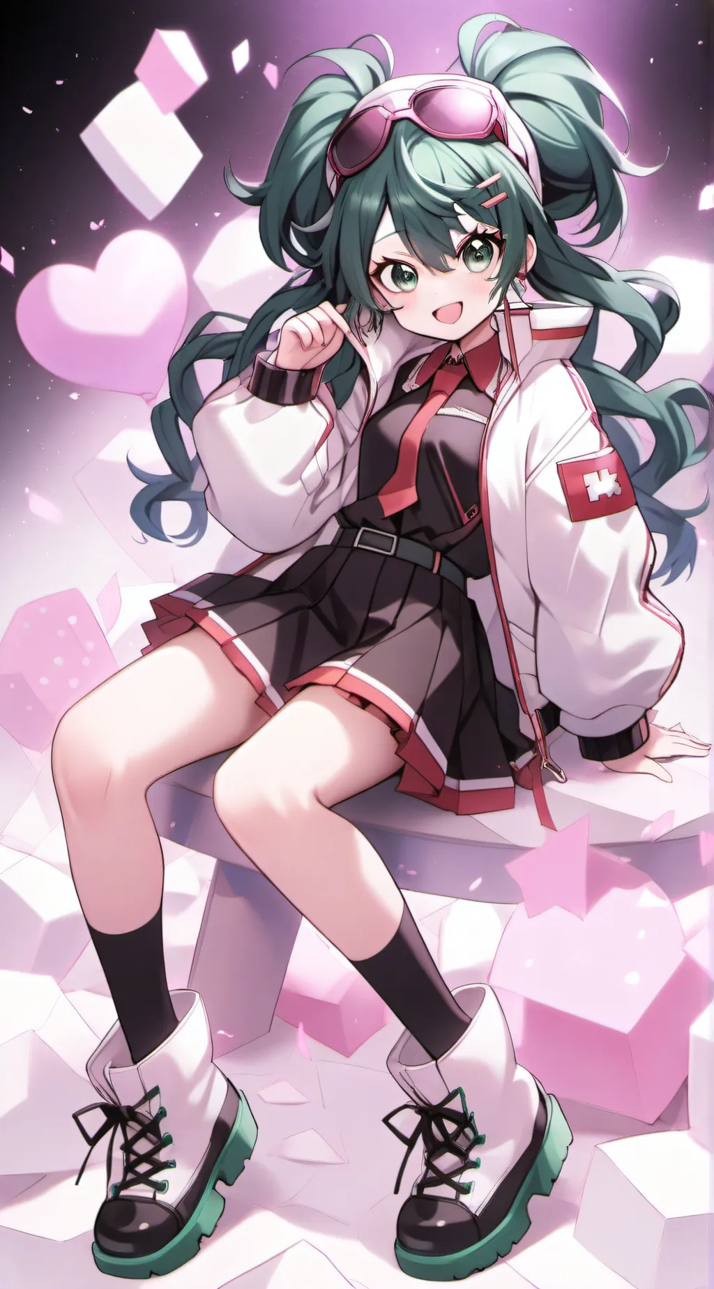 ai character: Aurora background