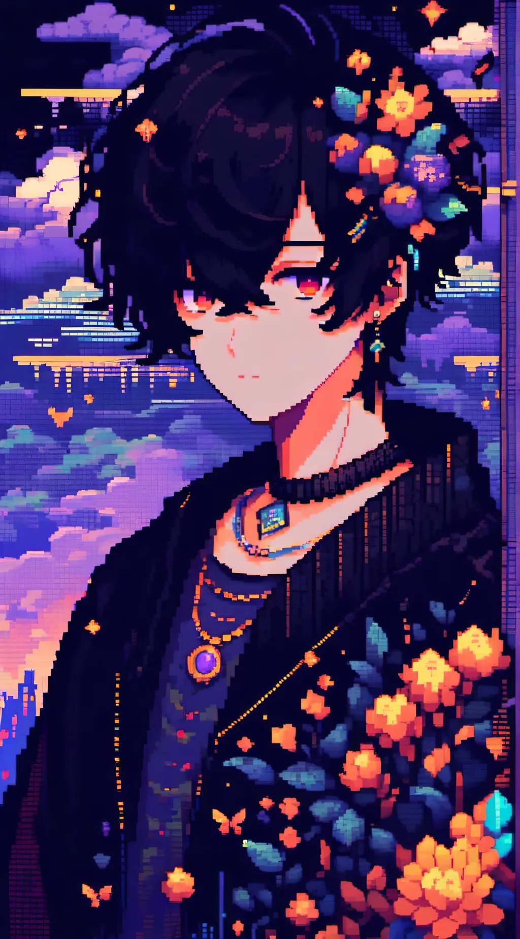 ai character: mha meet a wolf u background