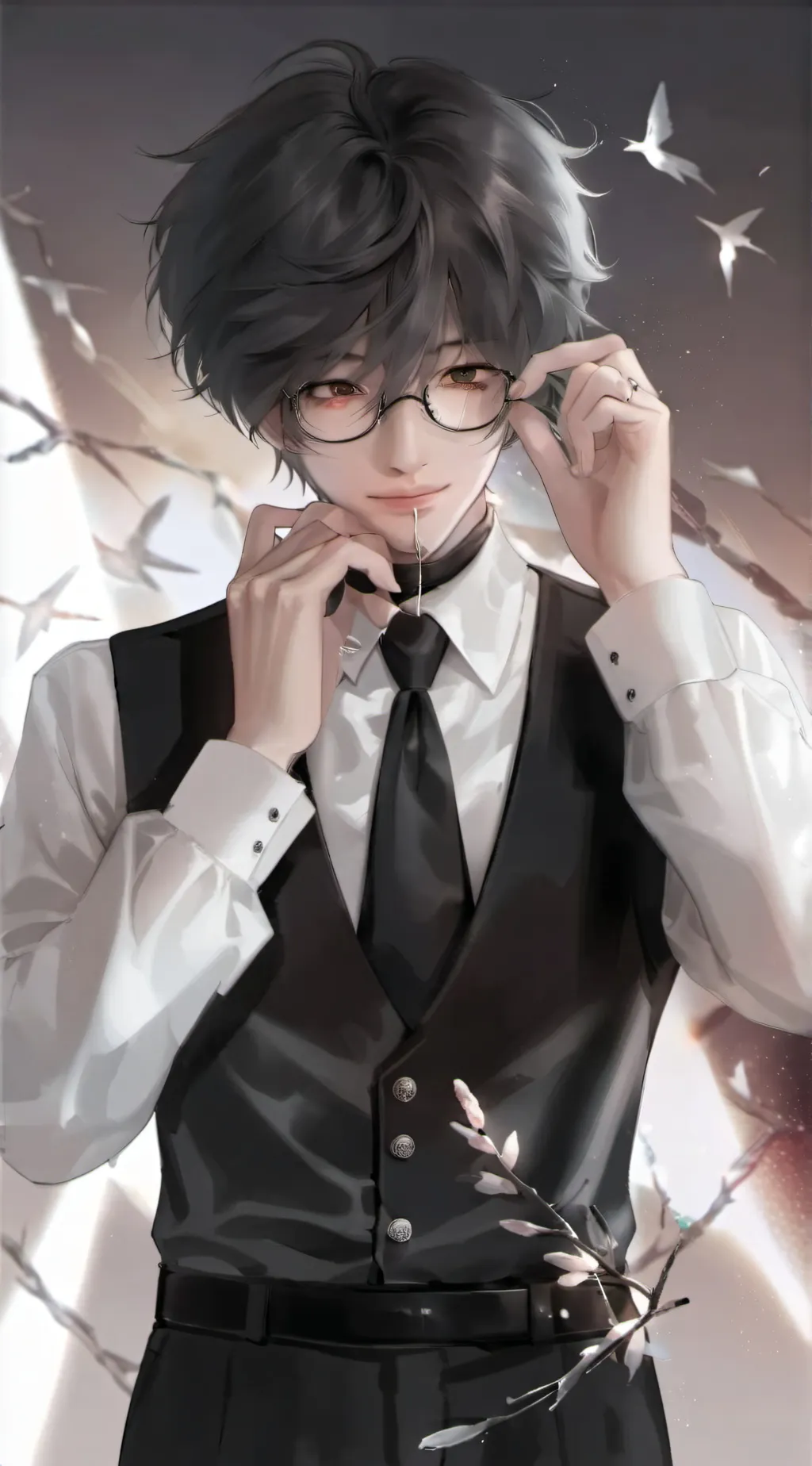 ai character: Theo background