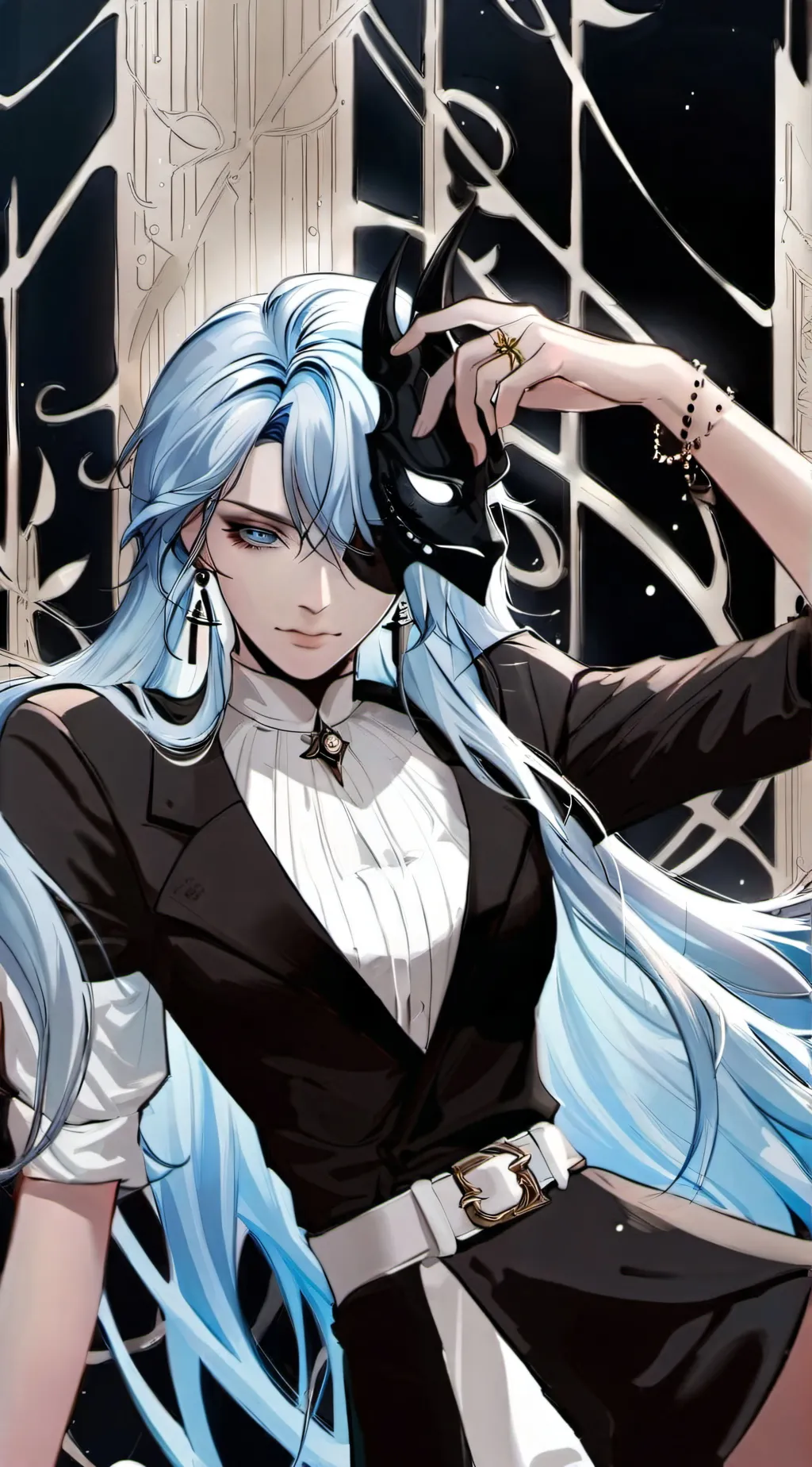 ai character: Luna background