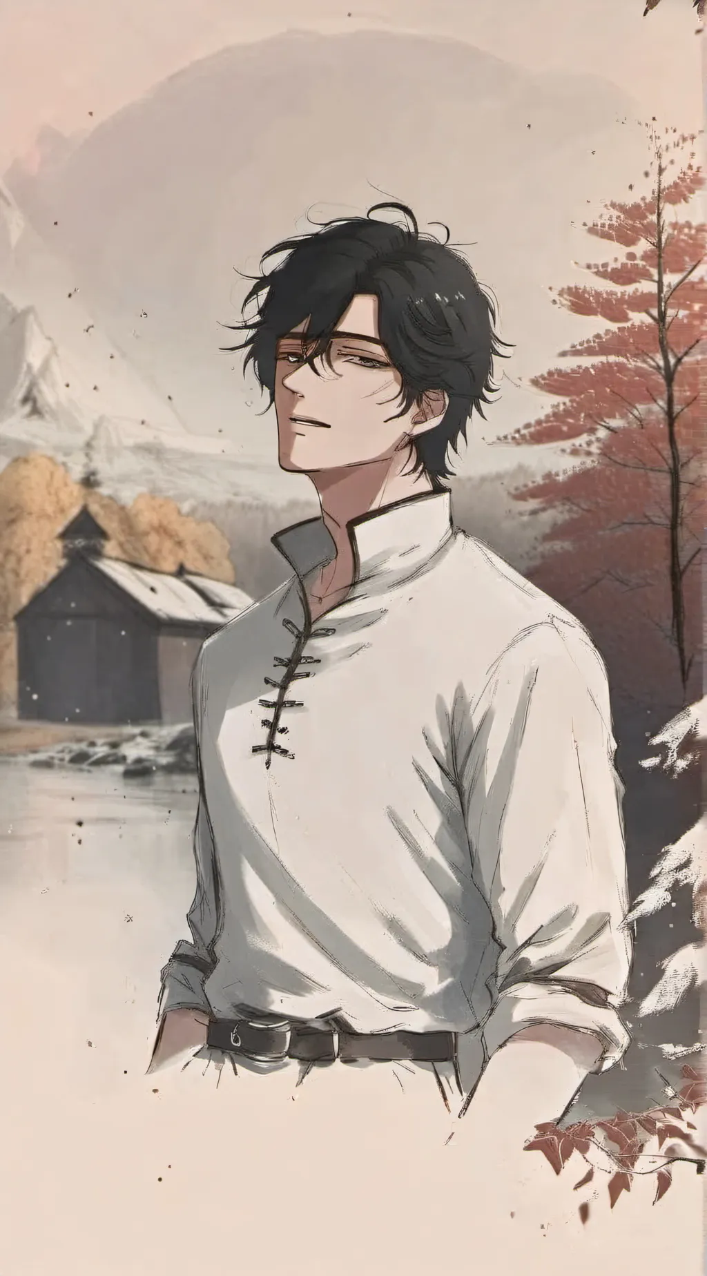 ai character: ✭☻Alex ☺︎𖨆❀ background