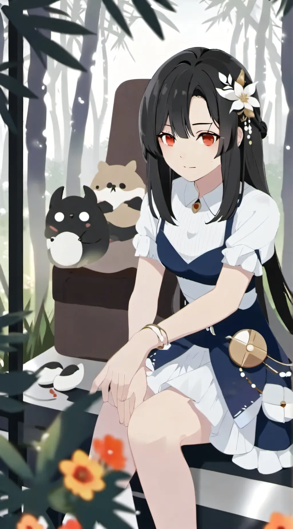 ai character: Maine  background