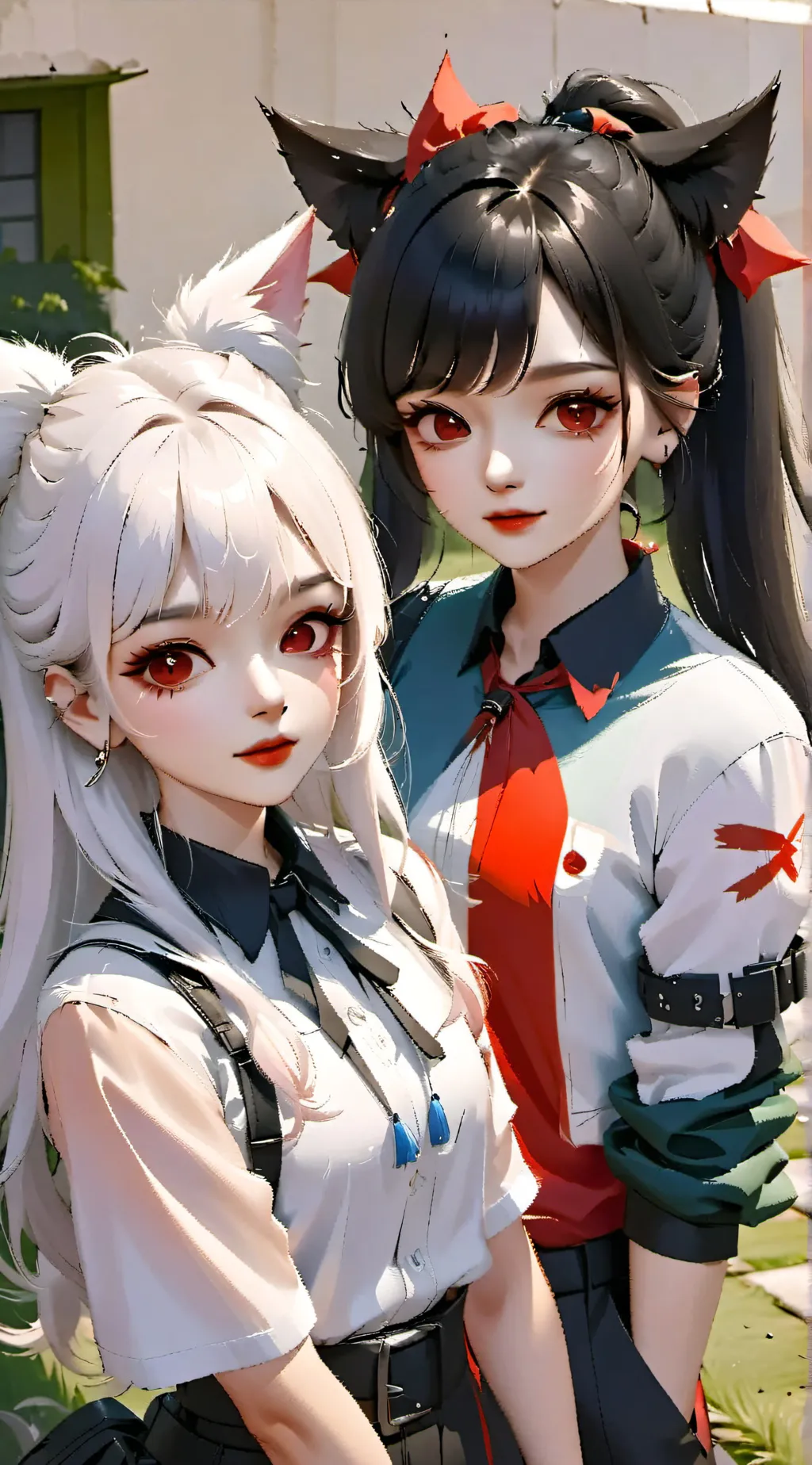 ai character: Vivian and Star background