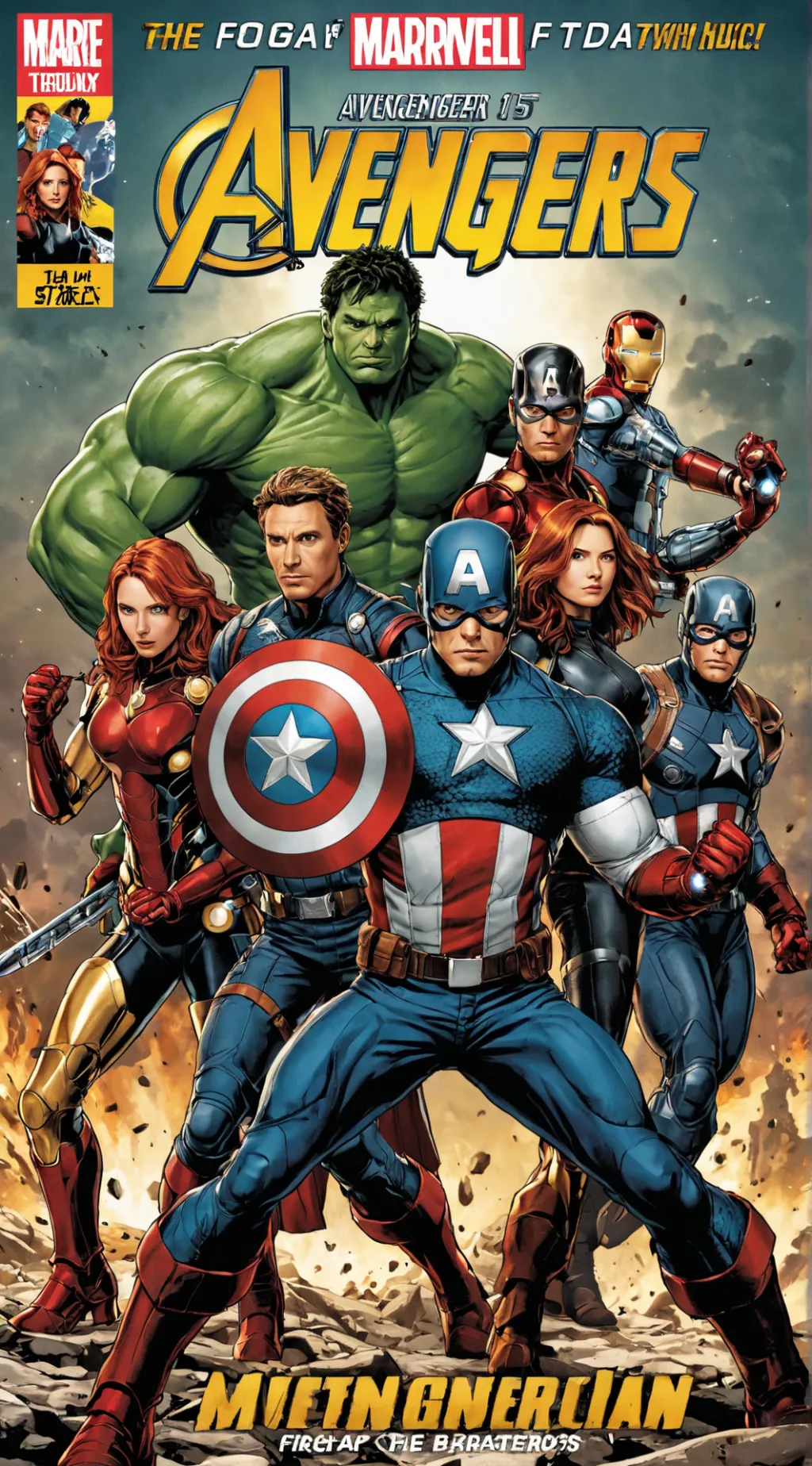 ai character: Avenger's kid.  background