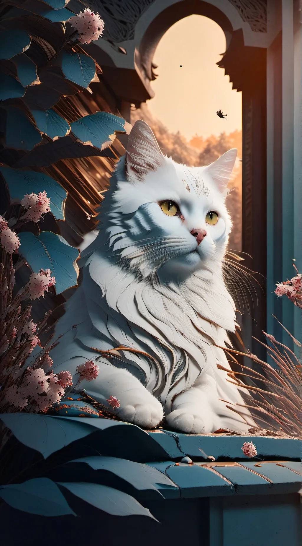 ai character: Misty background