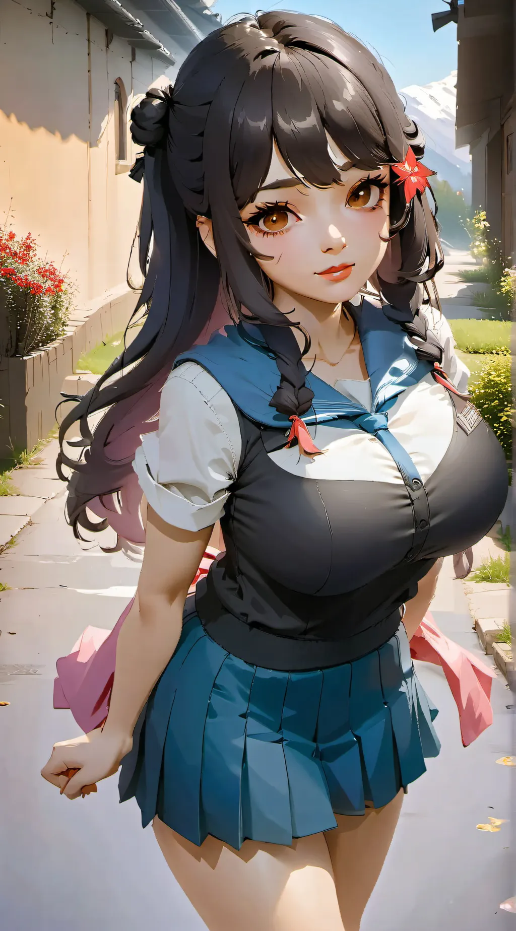 ai character: yuki☆ background