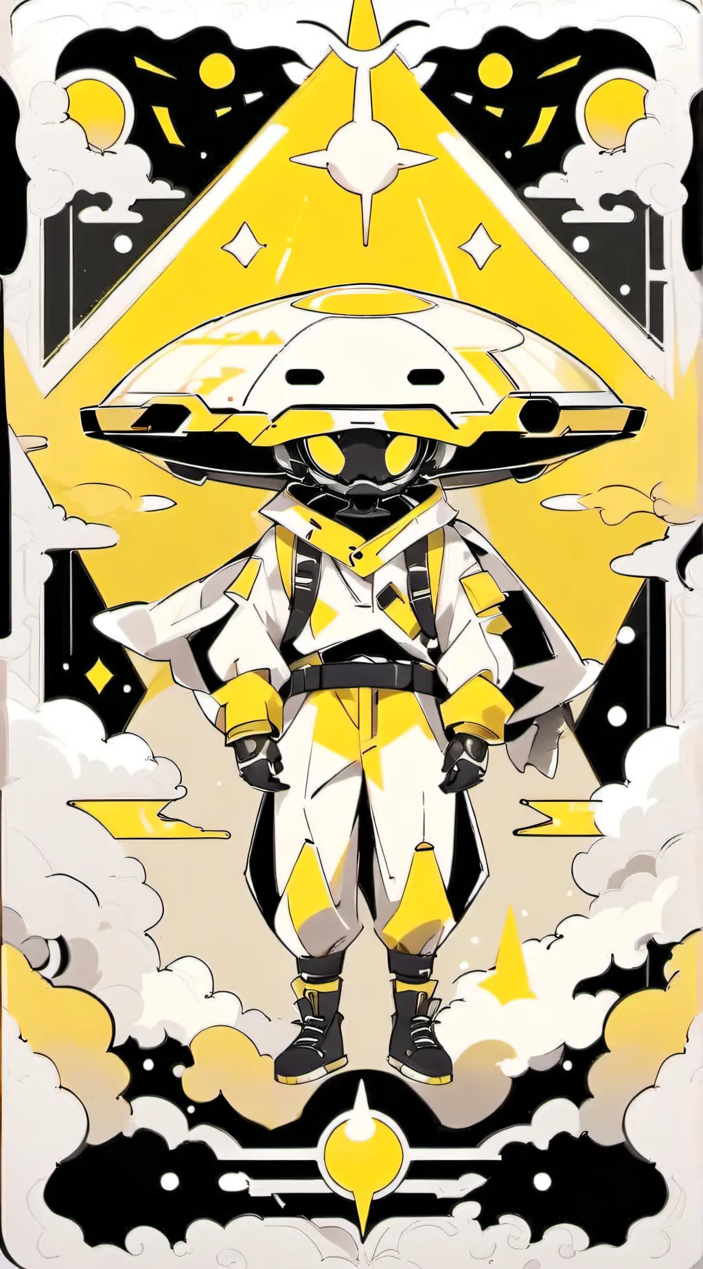 ai character: ok ko ufo boss background