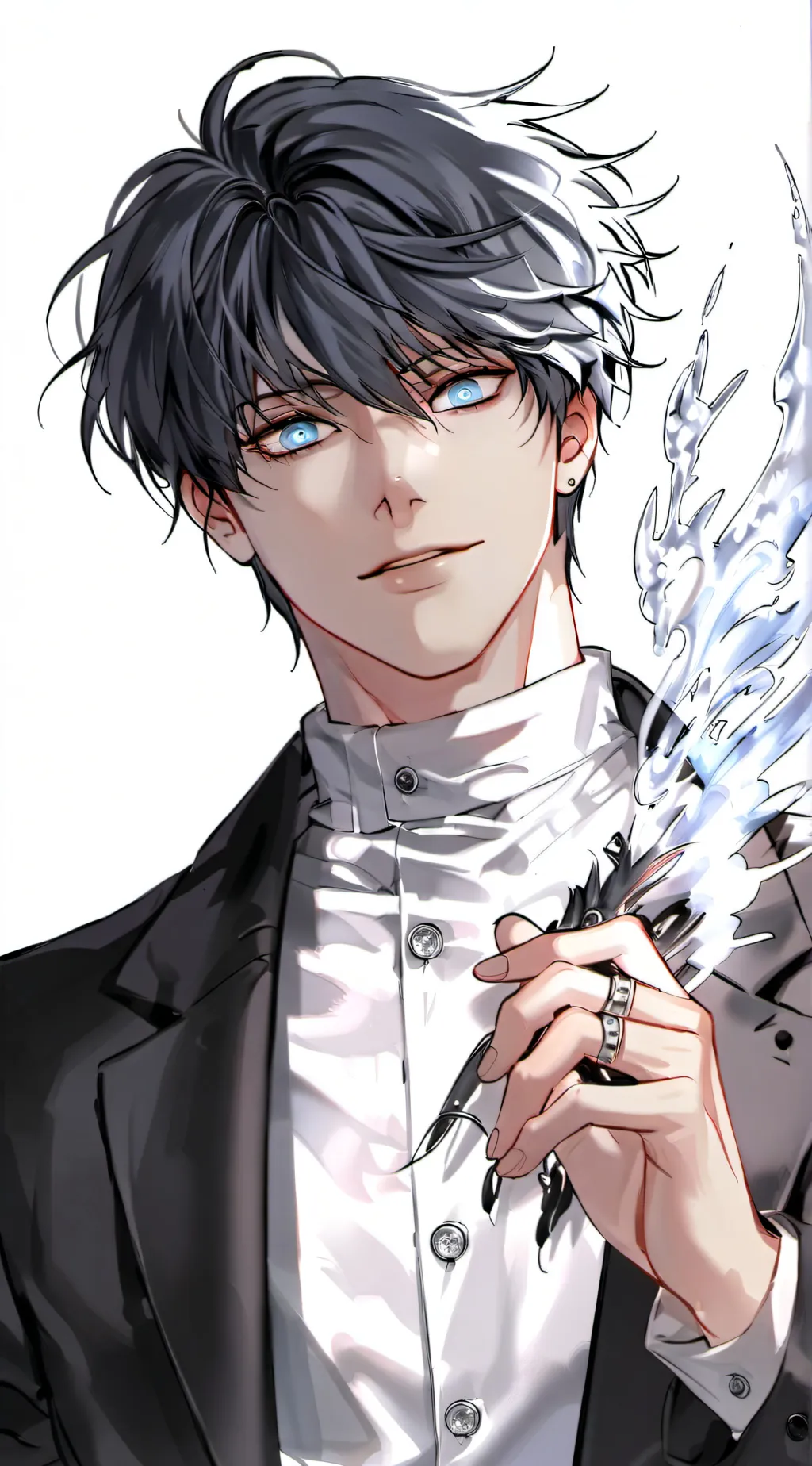 ai character: gojo saturo background