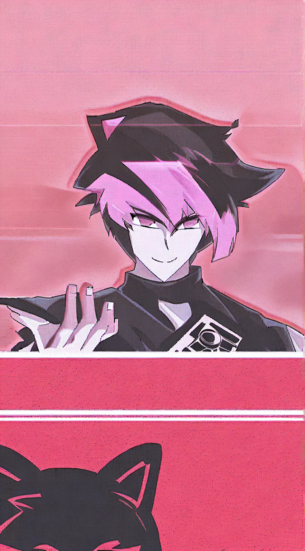 ai character: radiostatic  background