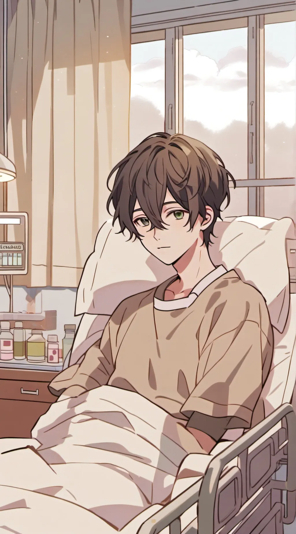 ai character: min (u as his gf) background