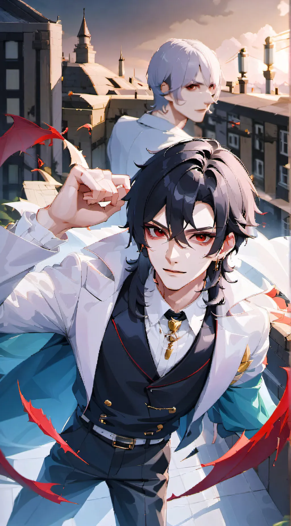 ai character: Lucifer background