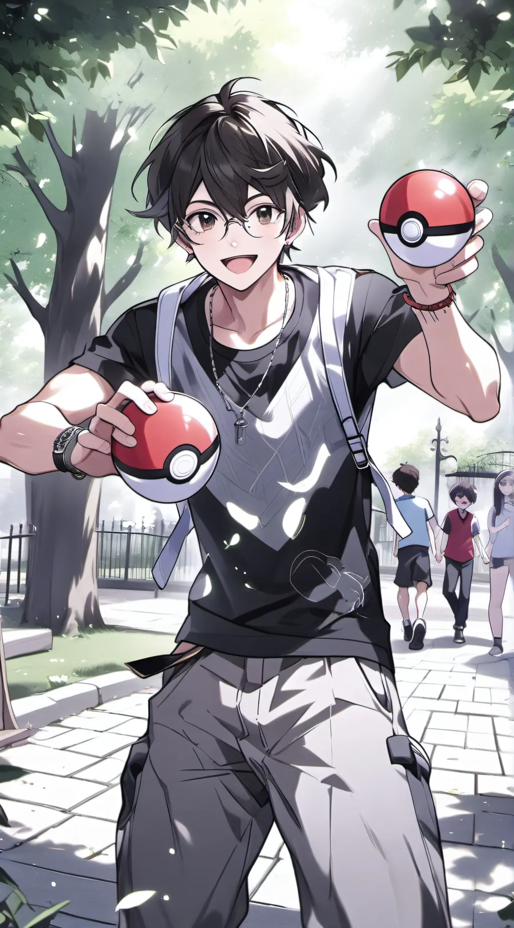 ai character: Pokémon trainer background