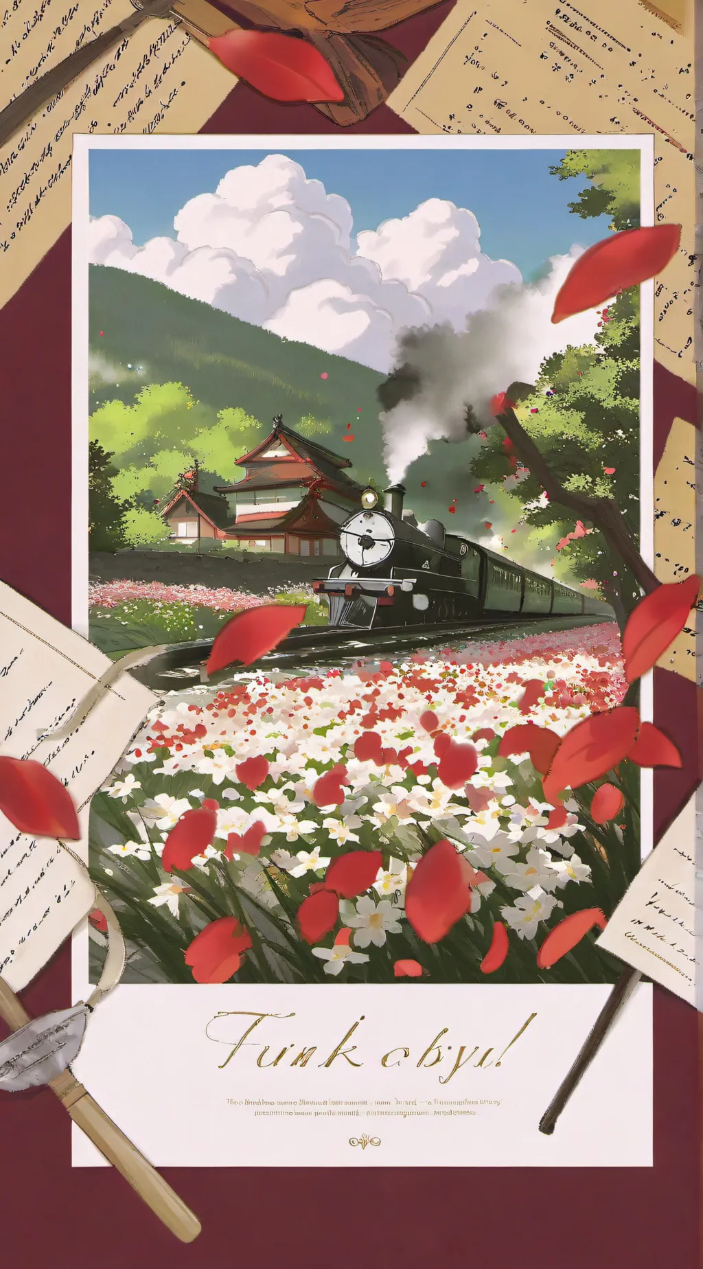 ai character: thx for 82 subs background